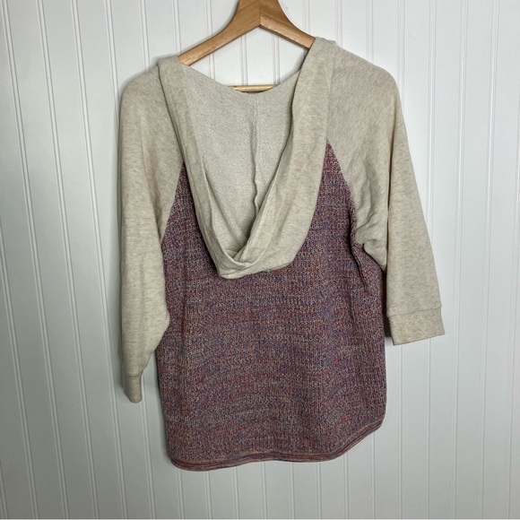 Volcom Knit Top XS/S Pullover Multicolor Hood Casual Summer - Picture 7 of 10